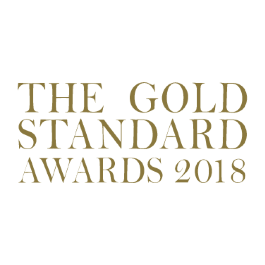 Logo for the Gold Standard Awards 2018