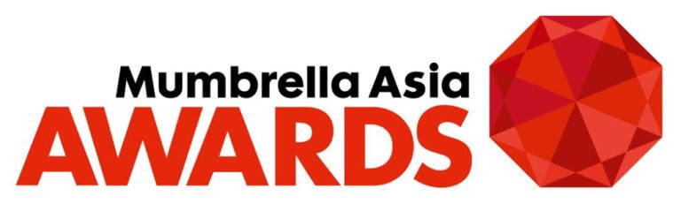 Logotipo para los premios Mumbrella Asia .