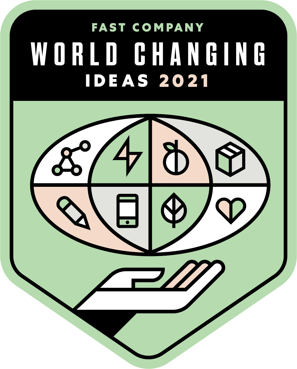 Logótipo para Ideias de Empresa Rápida Mundo em Mudança 2021