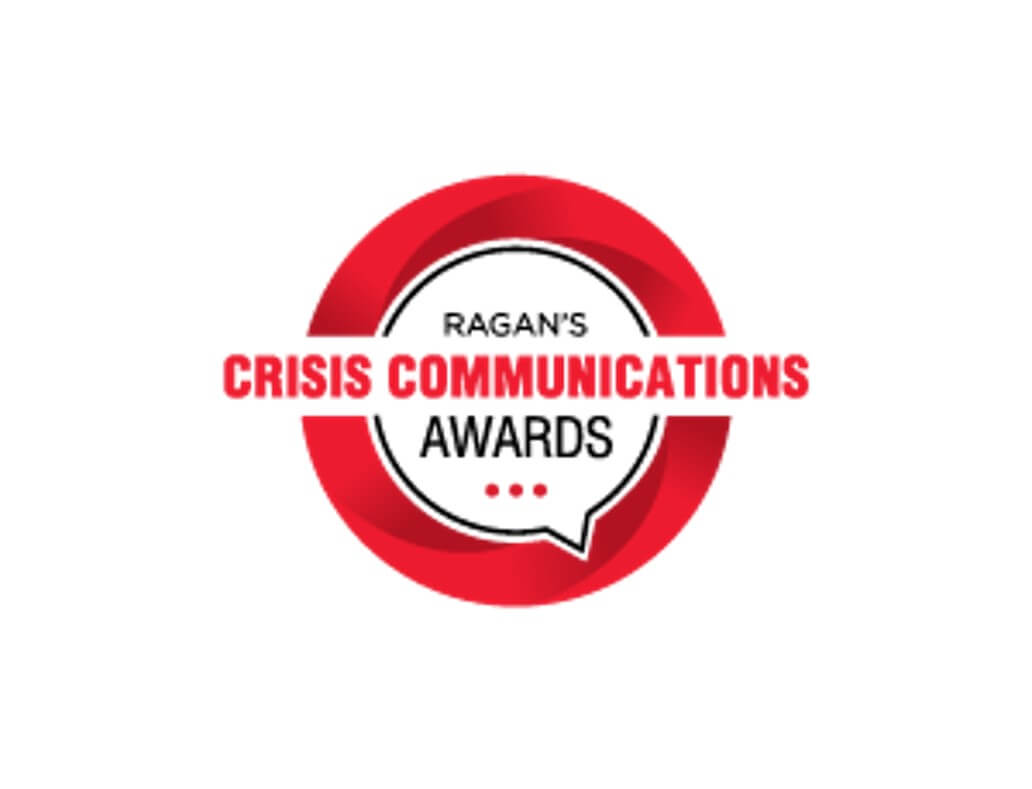 Ragans Crisis Logotipo dos Prémios de Comunicação.