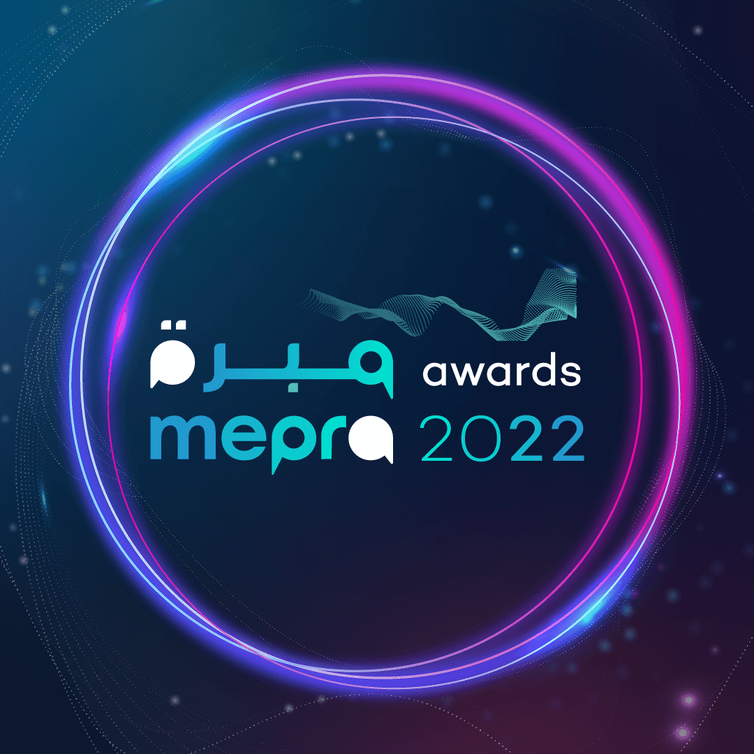 Logotipo para MEPRA awards 2022.